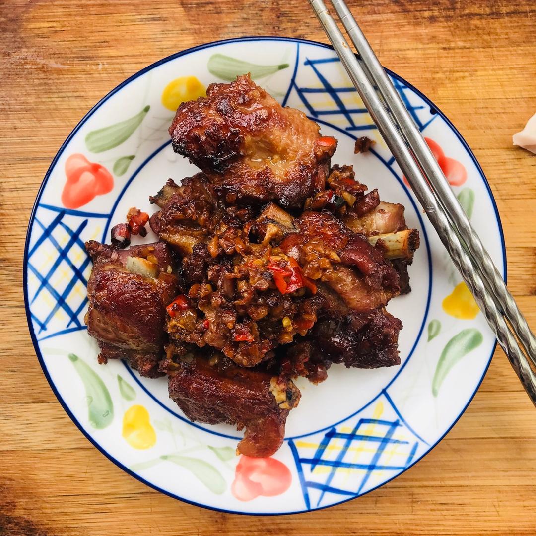 香到骨头里的蒜香排骨（烤箱）
