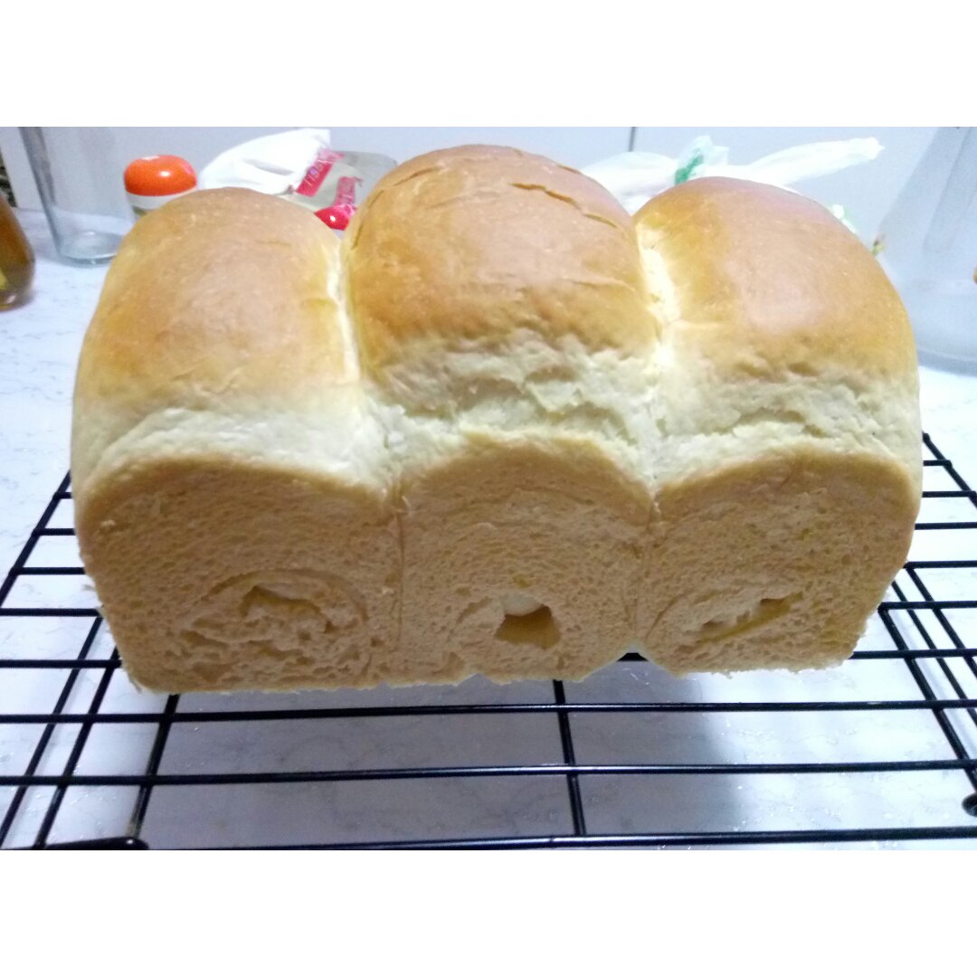 奶香甜吐司----记录一个涨疯了的大甜包