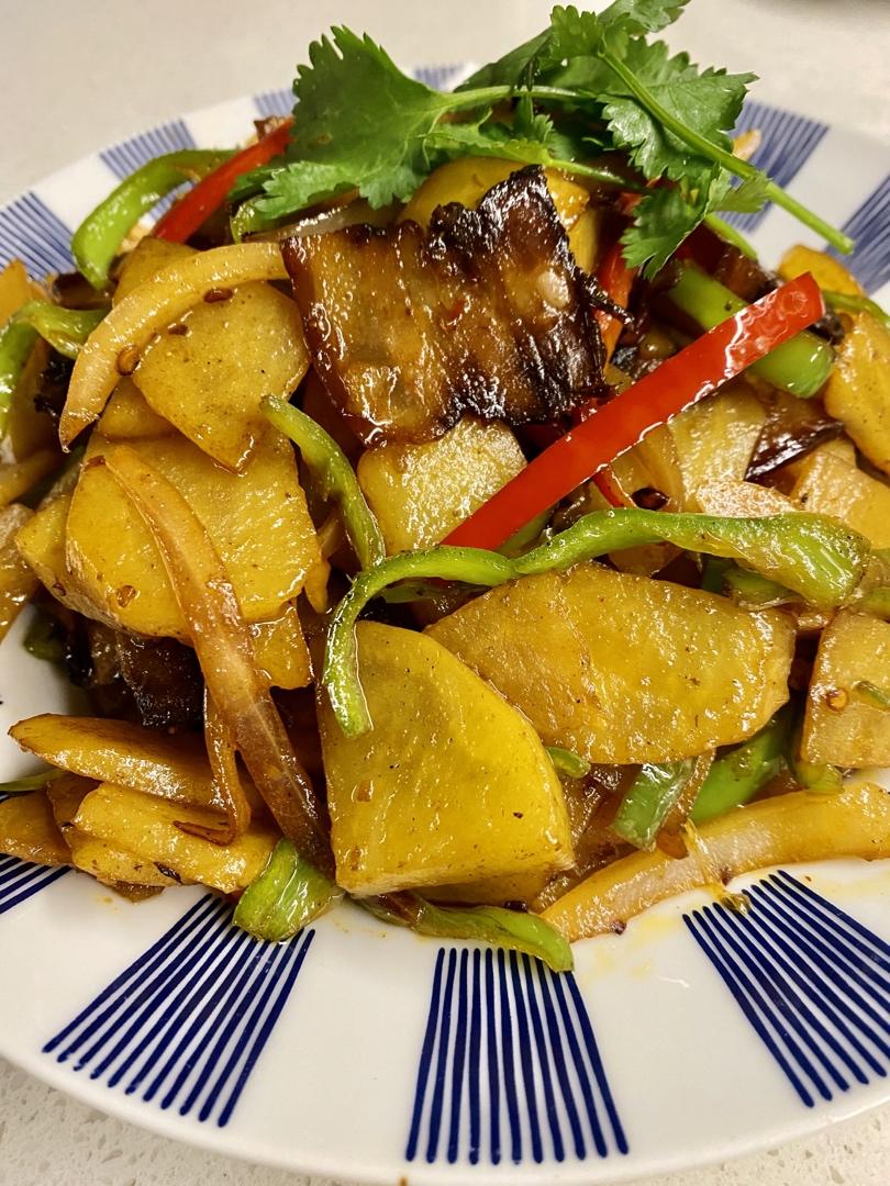 干锅土豆片