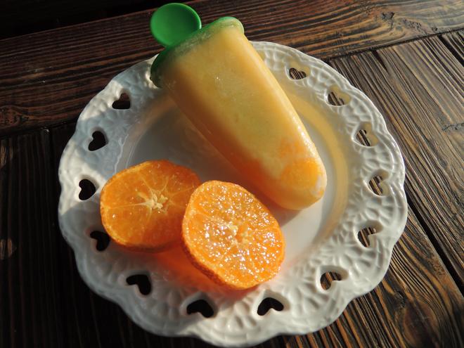 香橙冰棒的做法
