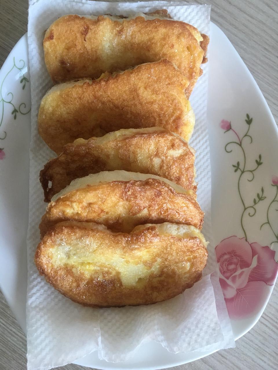 鸡蛋煎馒头片