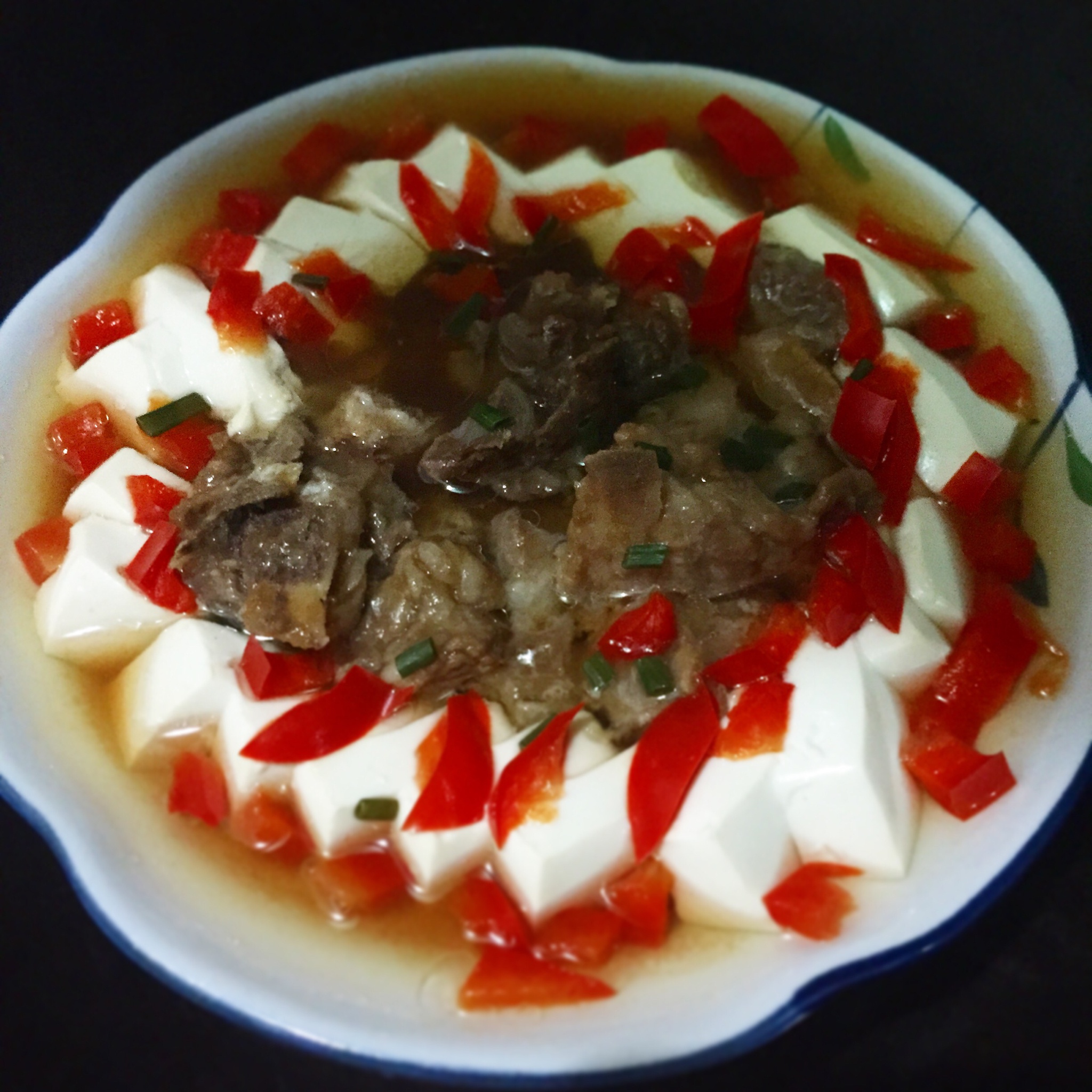 排骨蒸豆腐