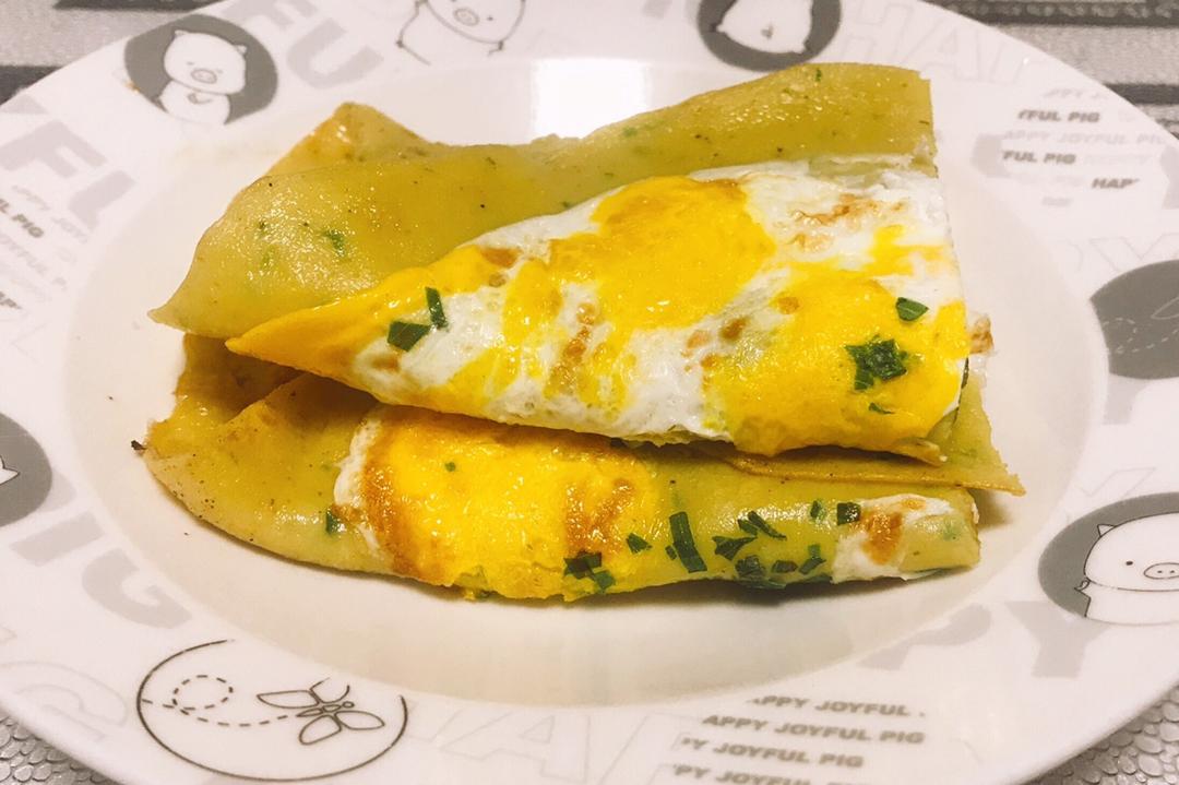 平底锅煎饼果子