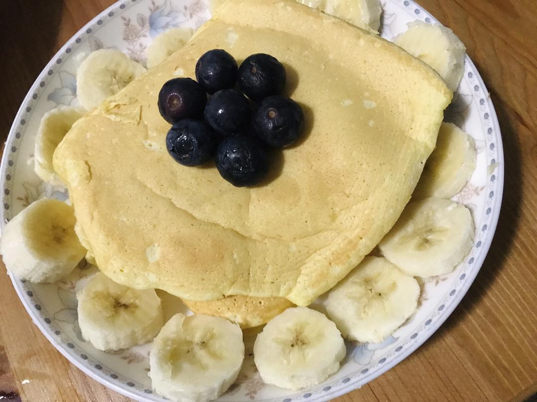 自制松饼 pancake 无需打发(平底锅版本)的做法