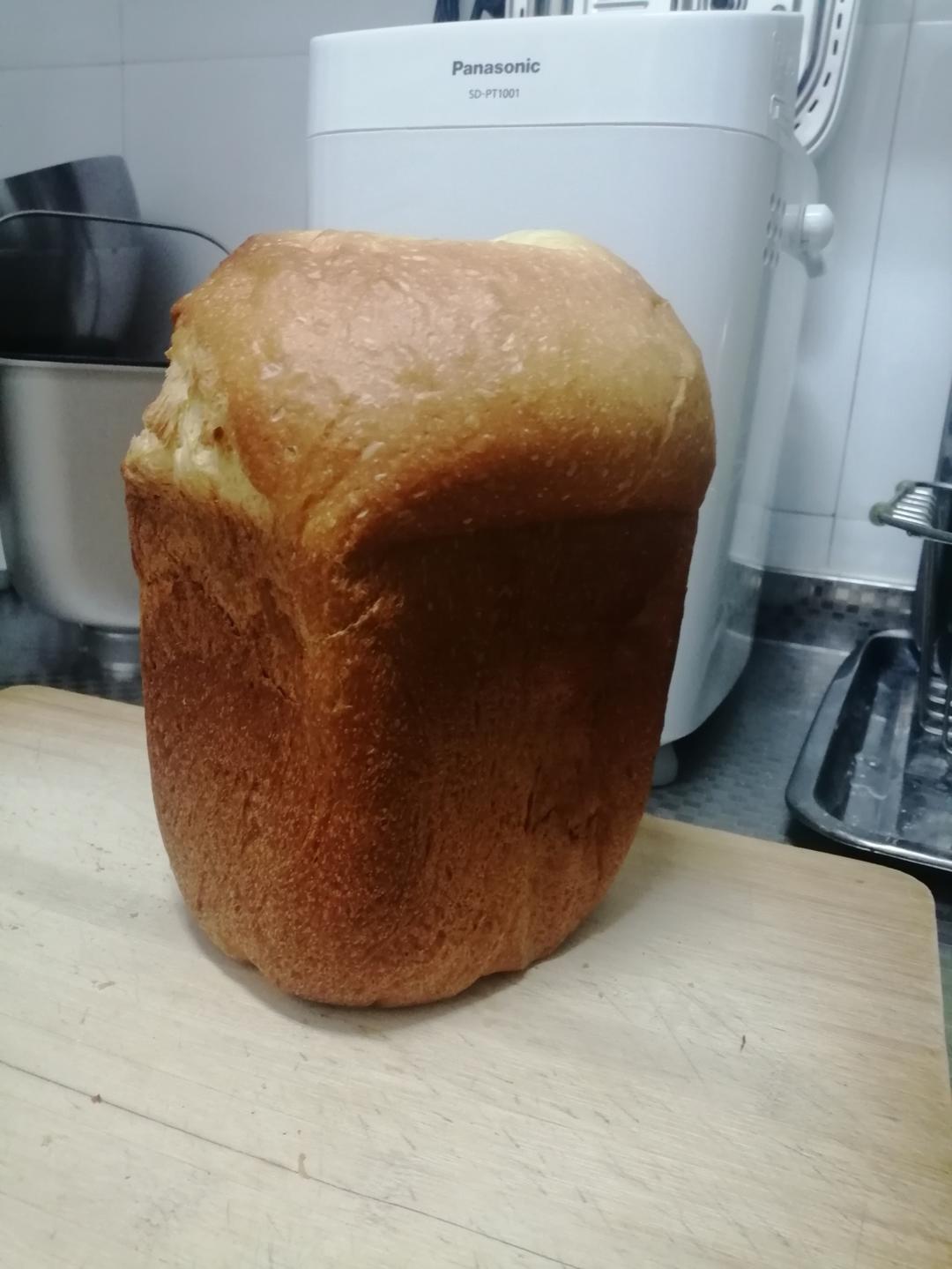 像云朵一样松软的北海道吐司（松下面包机版）消耗淡奶油