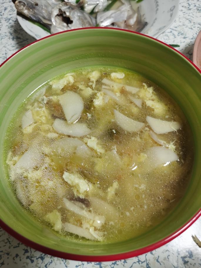 快手又好味,鸡腿菇蛋花汤