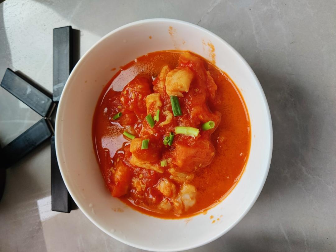 番茄鱼巴沙鱼（也可以用番茄龙利鱼），番茄酱汁超浓郁，营养又下饭！