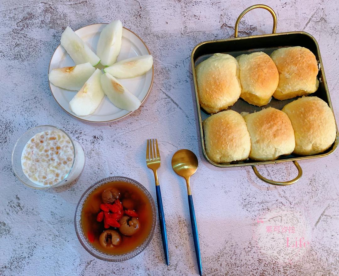 纯奶手撕吐司的做法 步骤1