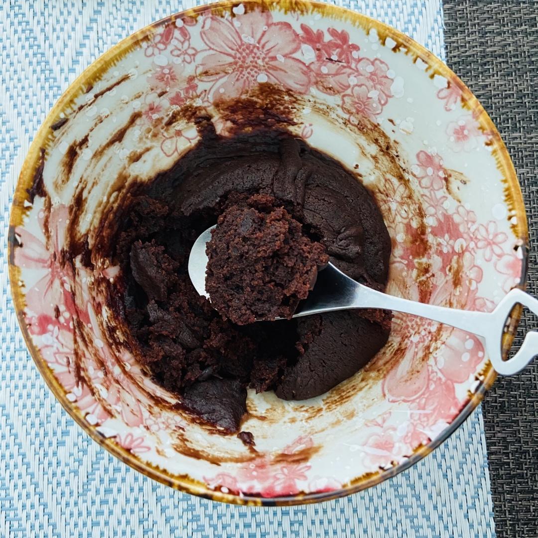 1分钟微波炉布朗尼brownie