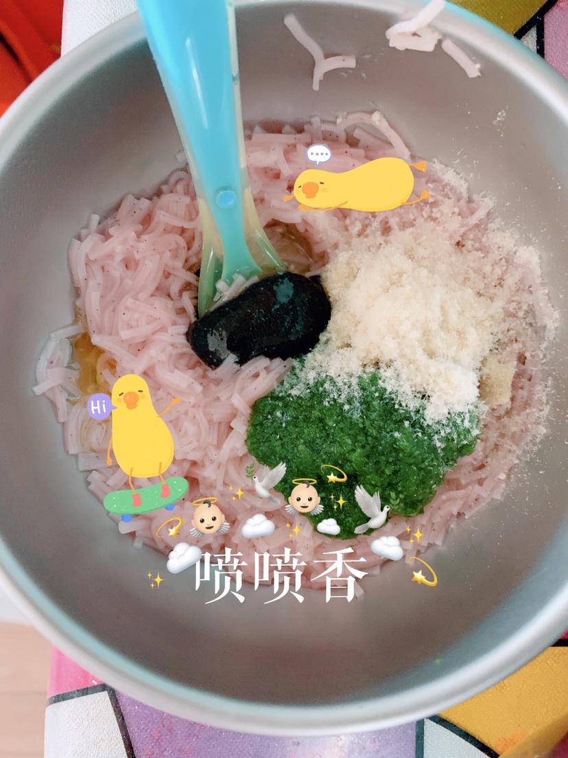 宝宝辅食-蔬菜面