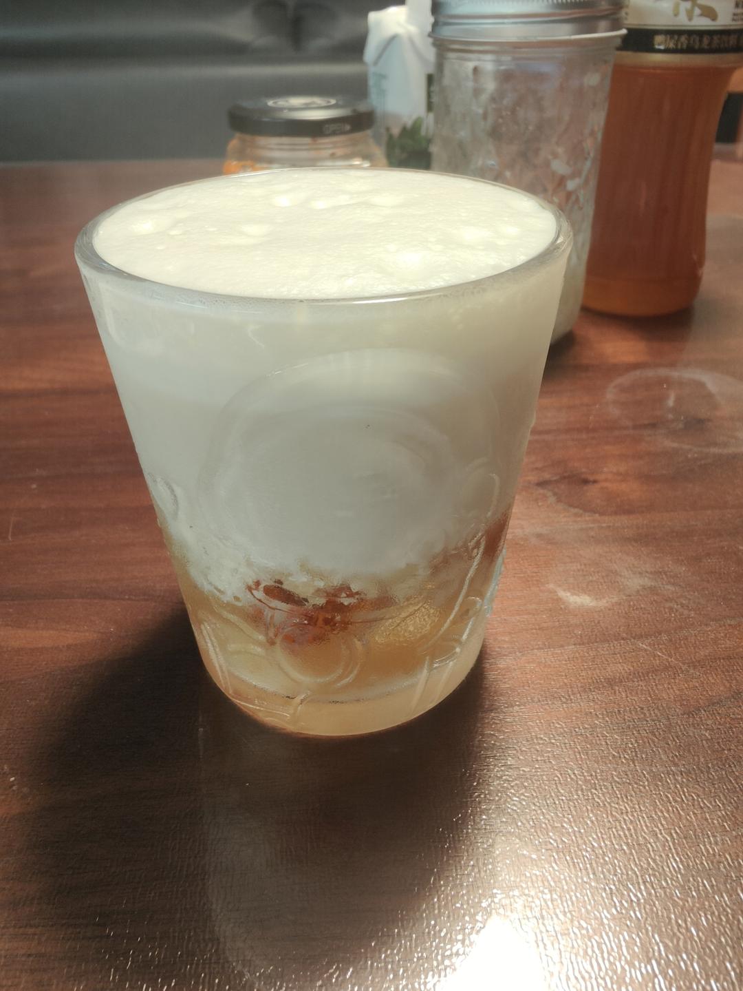 桂花酒酿冰奶茶🌼超好喝的中国风味茶