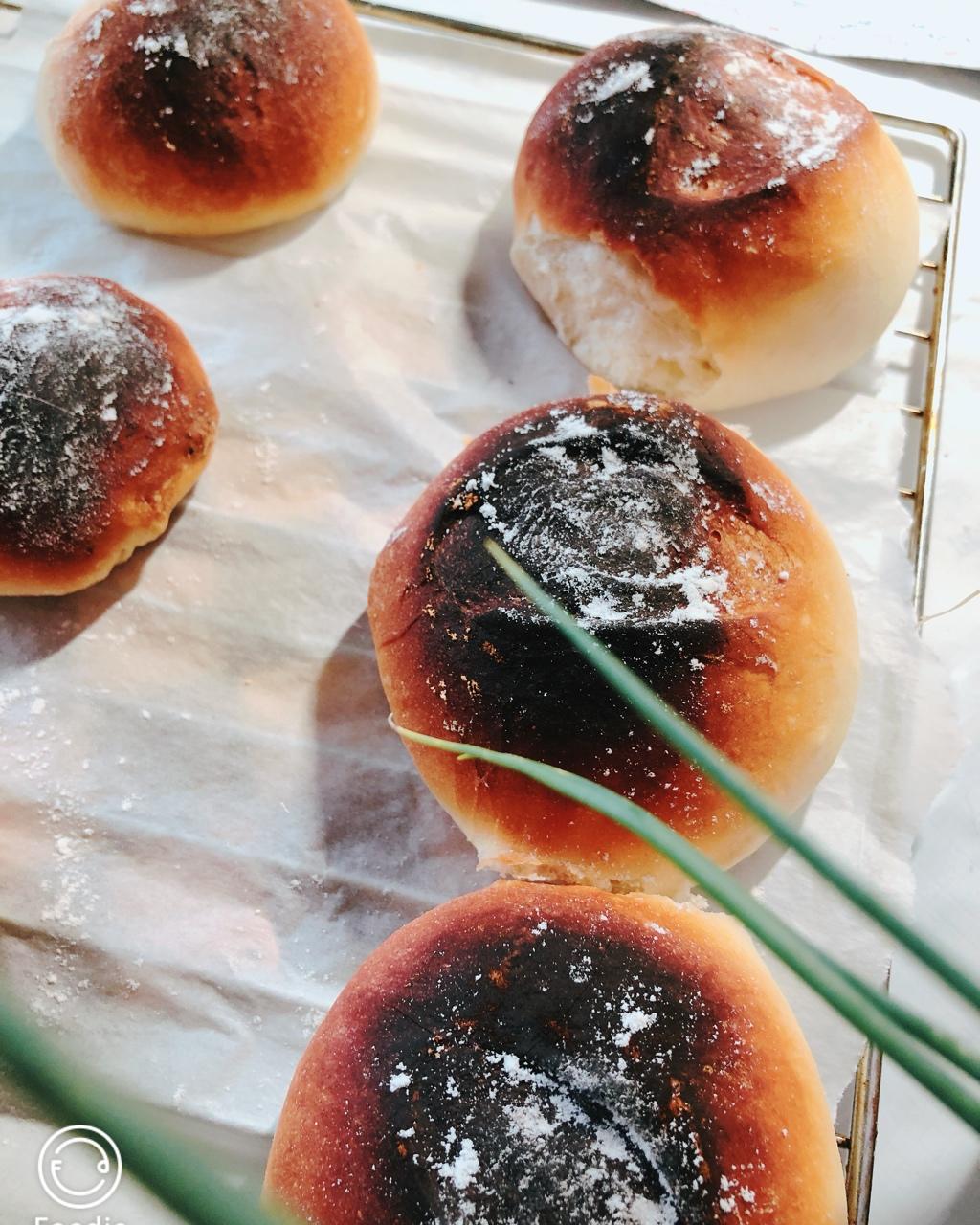 免揉基础小欧包 No knead basic bread