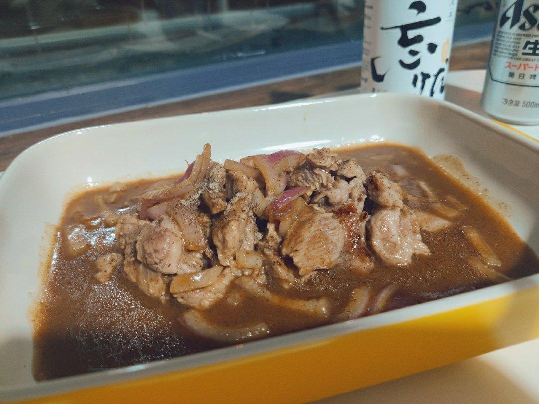 暖暖的洋葱炒羊肉