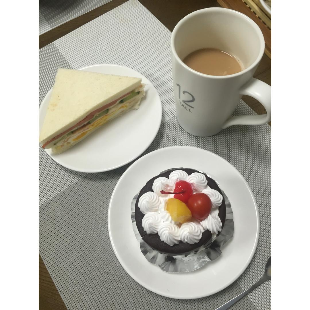 火腿芝士蛋三文治