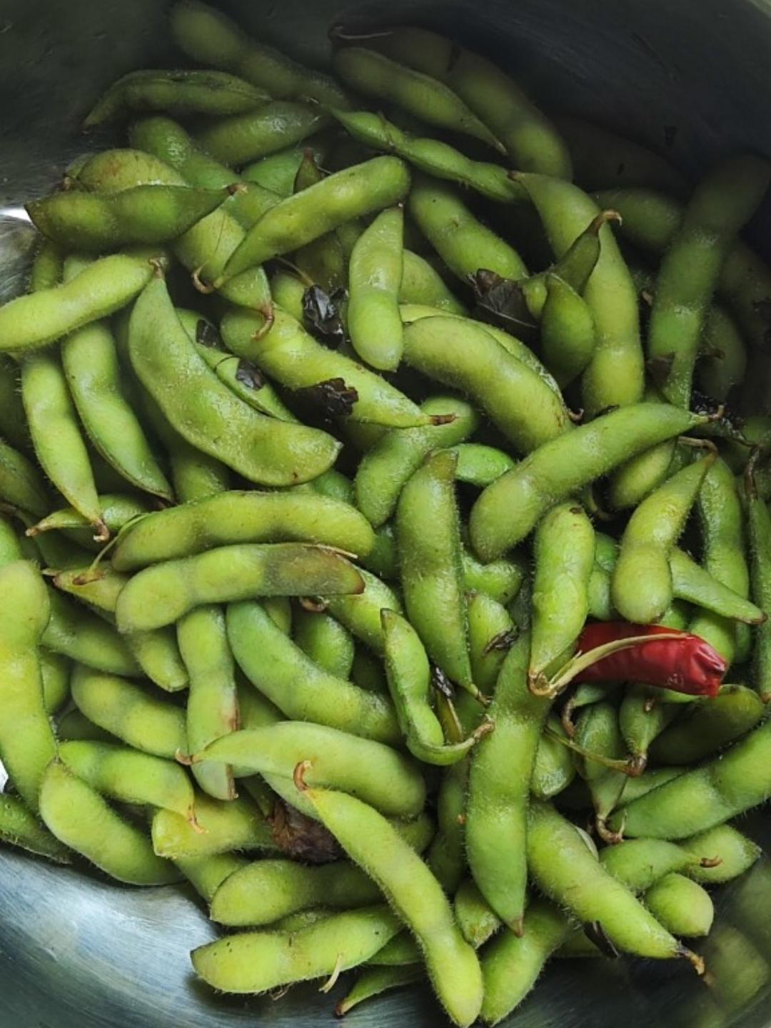 水煮毛豆（饭店口味）