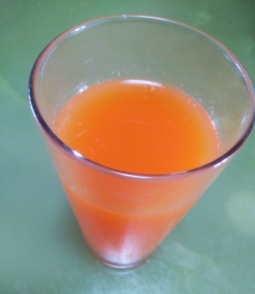 甜橙胡萝卜汁的做法