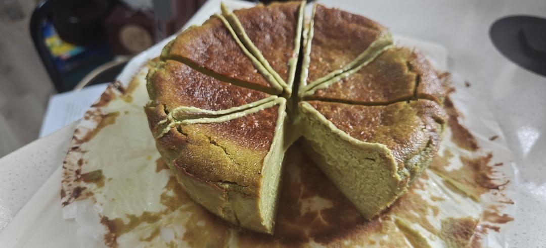 开心果白巧克力巴斯克（空气炸锅无淀粉版）