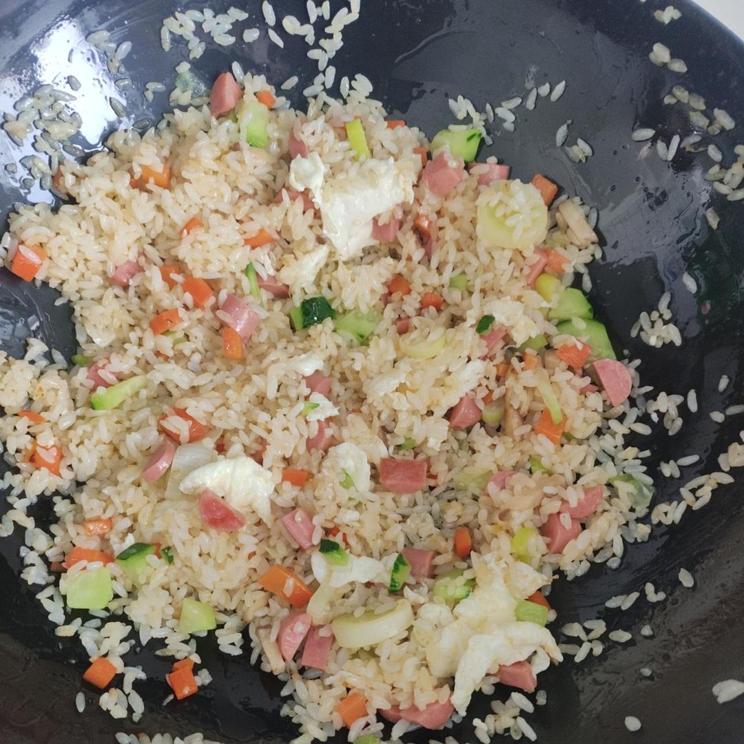 炒米饭蛋炒饭二十分钟快手家常