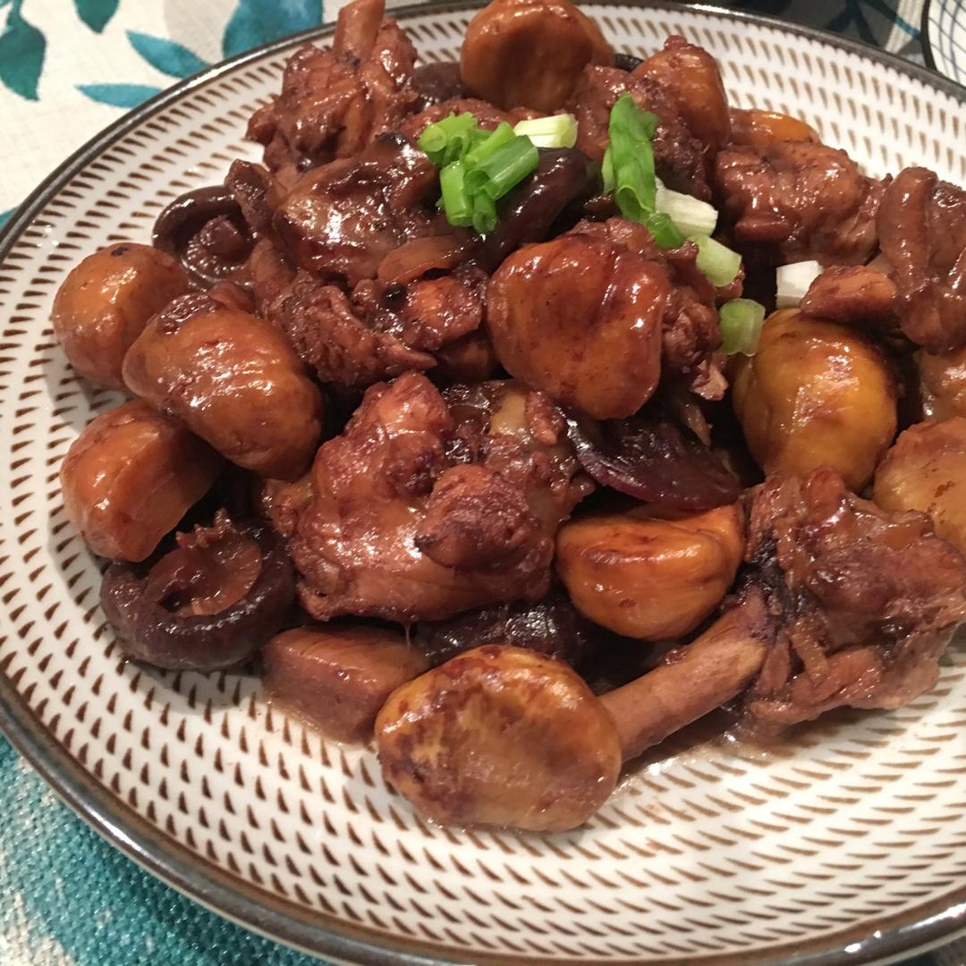 【栗子烧鸡】鸡肉都给你吃，栗子归我~