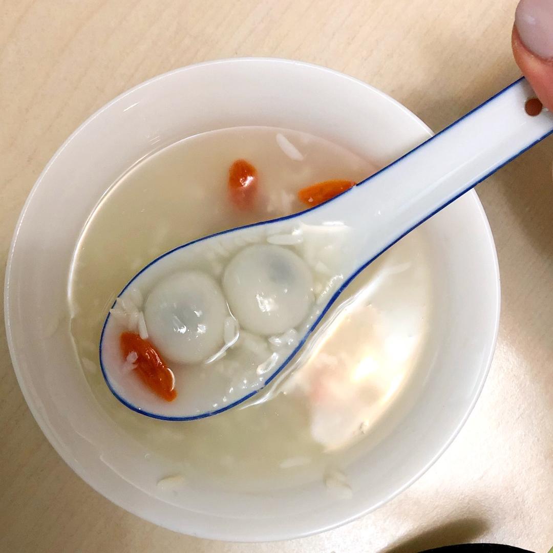蛋花酒酿圆子