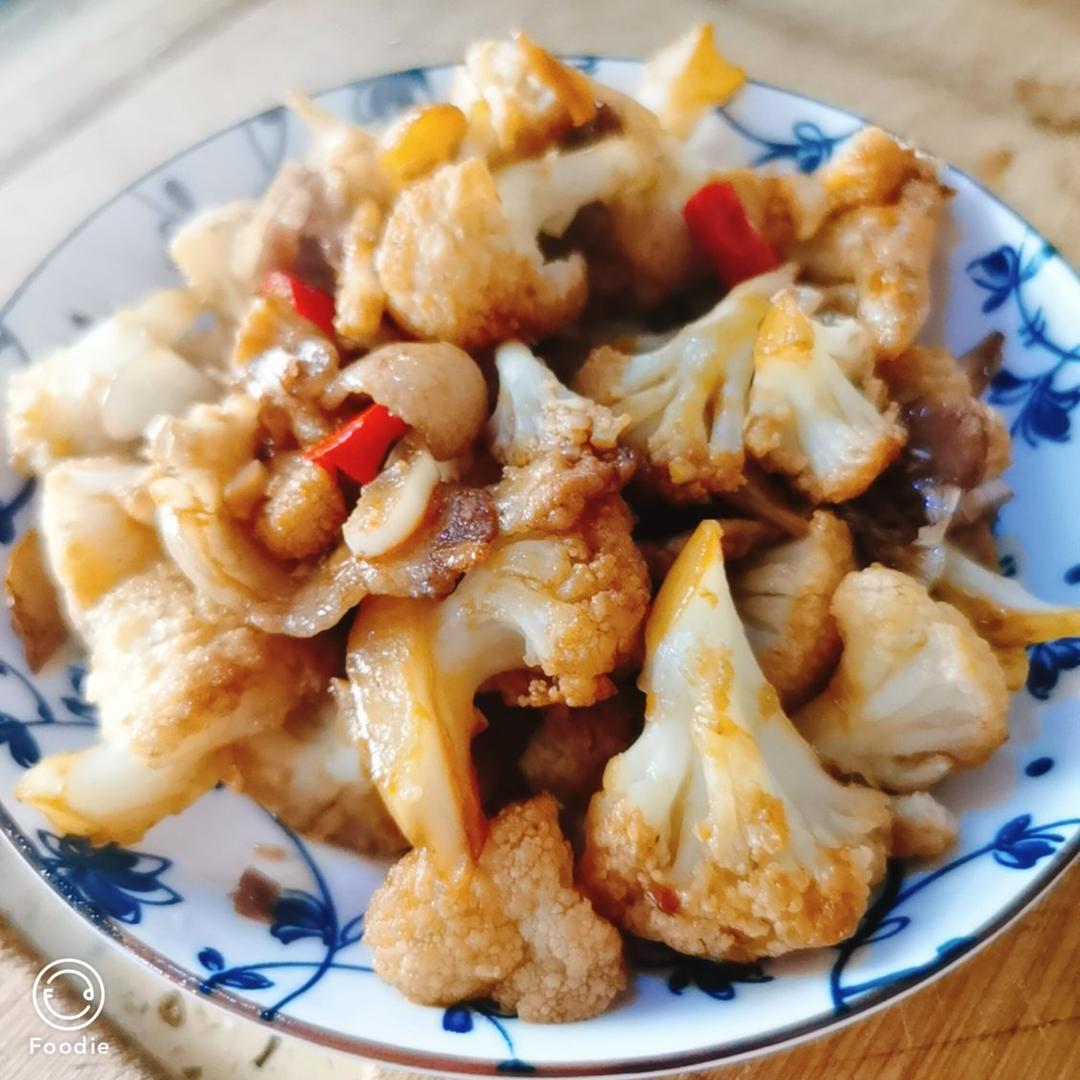 比肉还好吃的素炒菜花