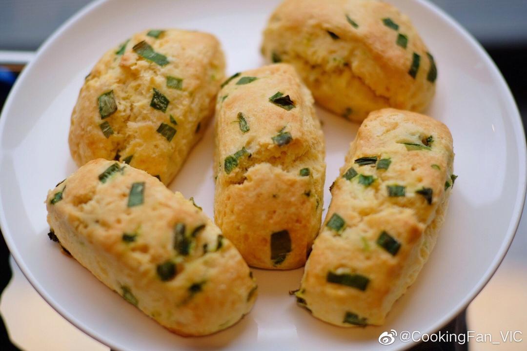 【香葱司康松饼】无国界下午茶的做法