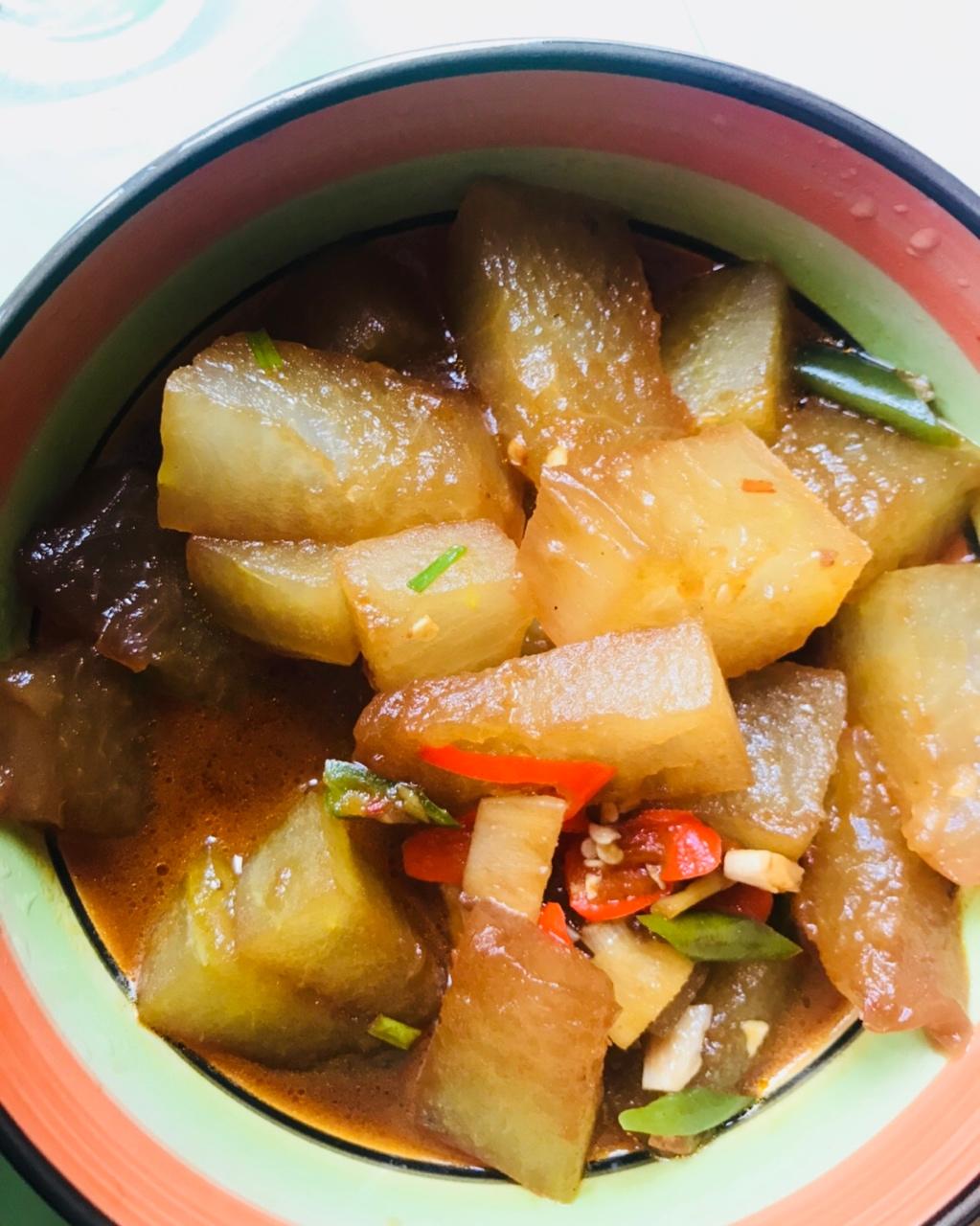 红烧冬瓜-烧出红烧肉的味道