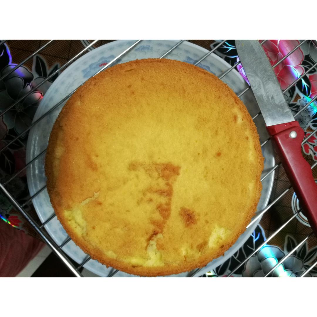6寸原味戚风蛋糕