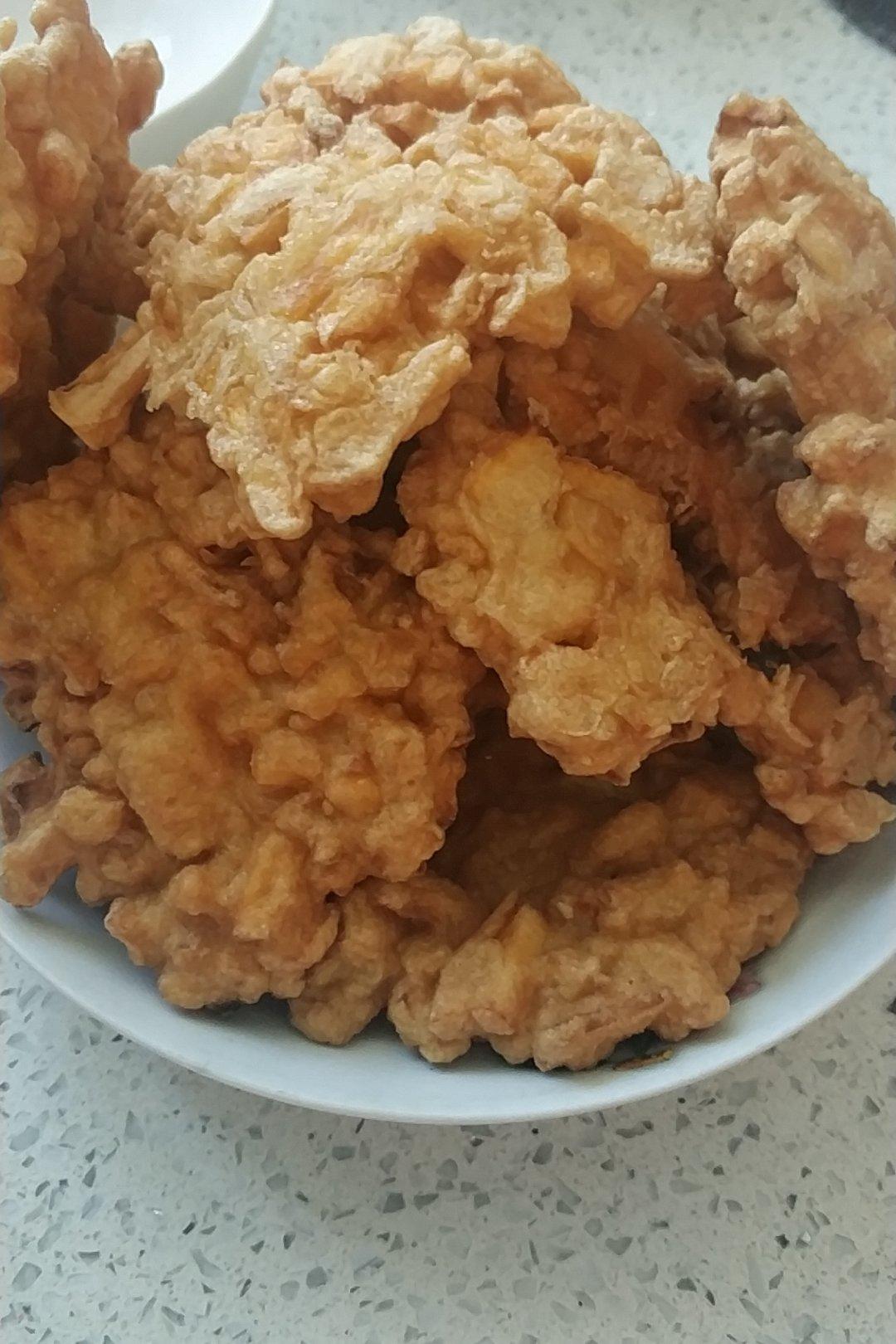 湖北小吃～苕面窝（用家里的小铁勺就可以做啦）