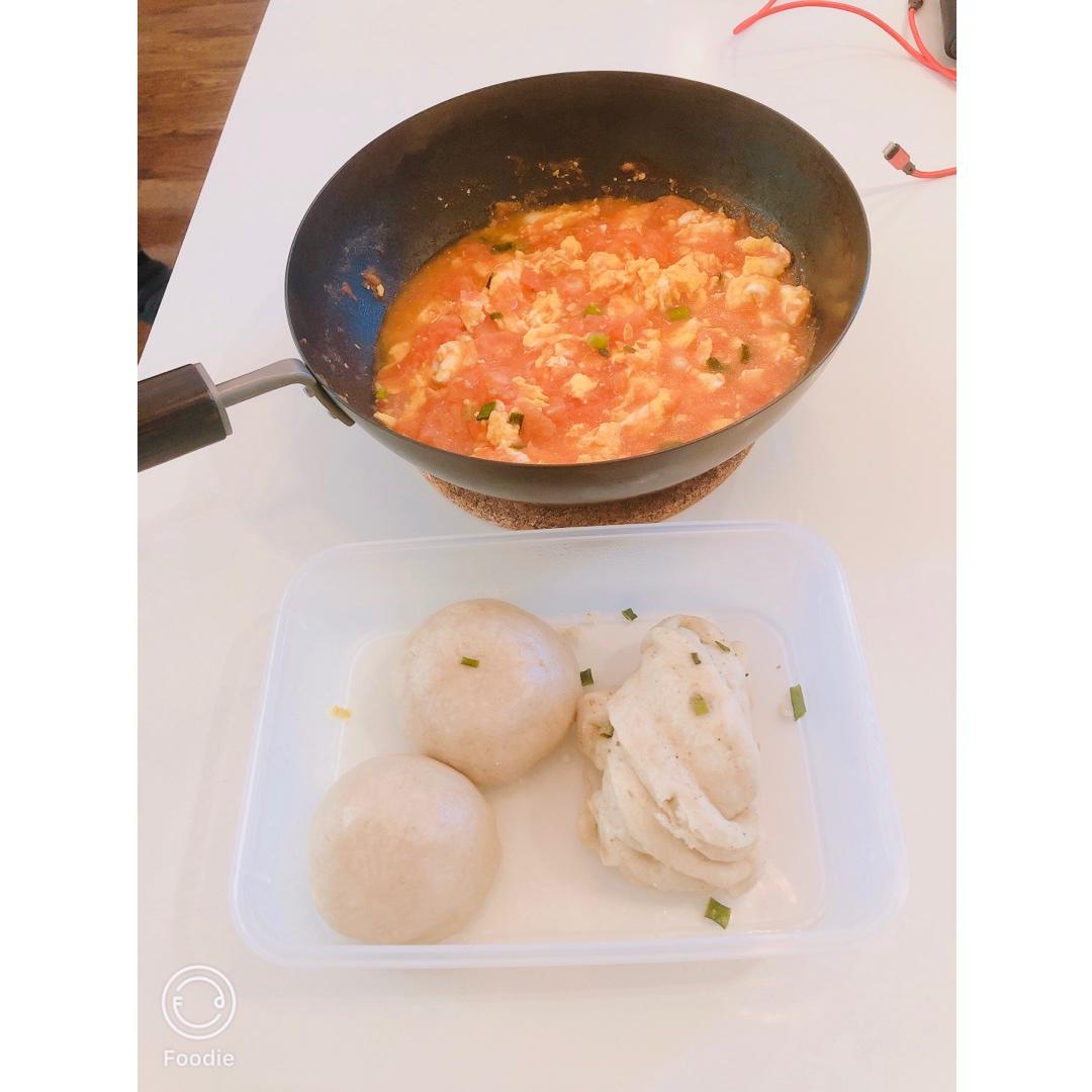 恨不得抱着锅舔的番茄鸡蛋面