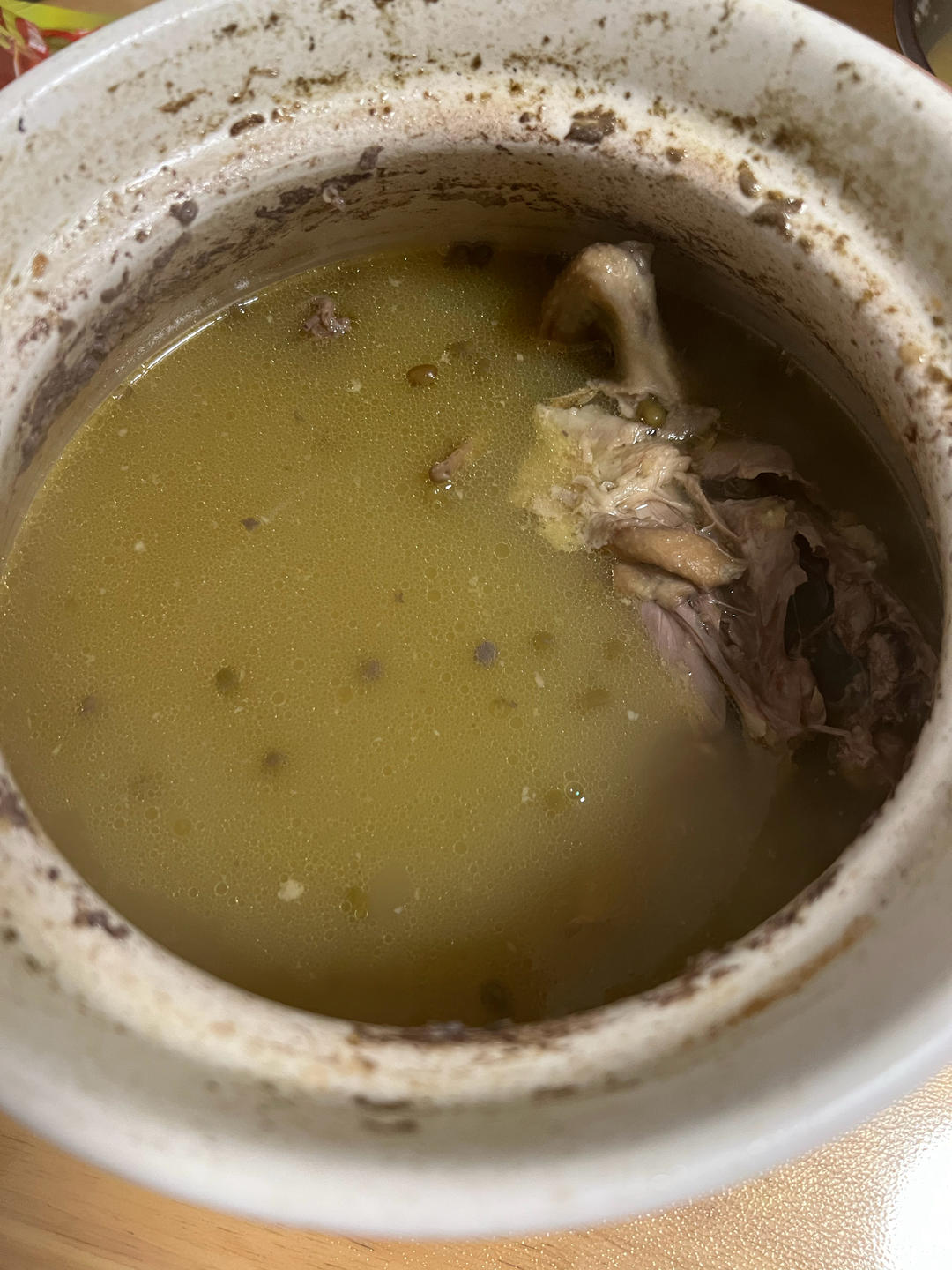 绿豆白鸽汤