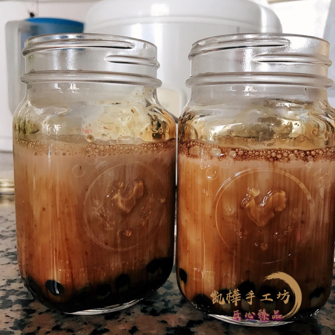 好喝不胖的黑糖鲜牛乳茶（附煮黑糖珍珠方法）