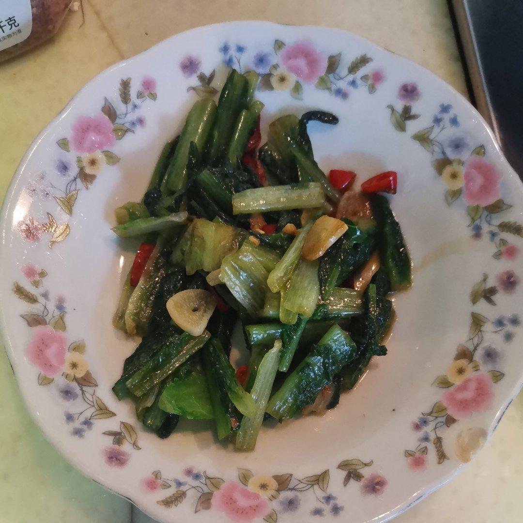 清炒莴苣叶