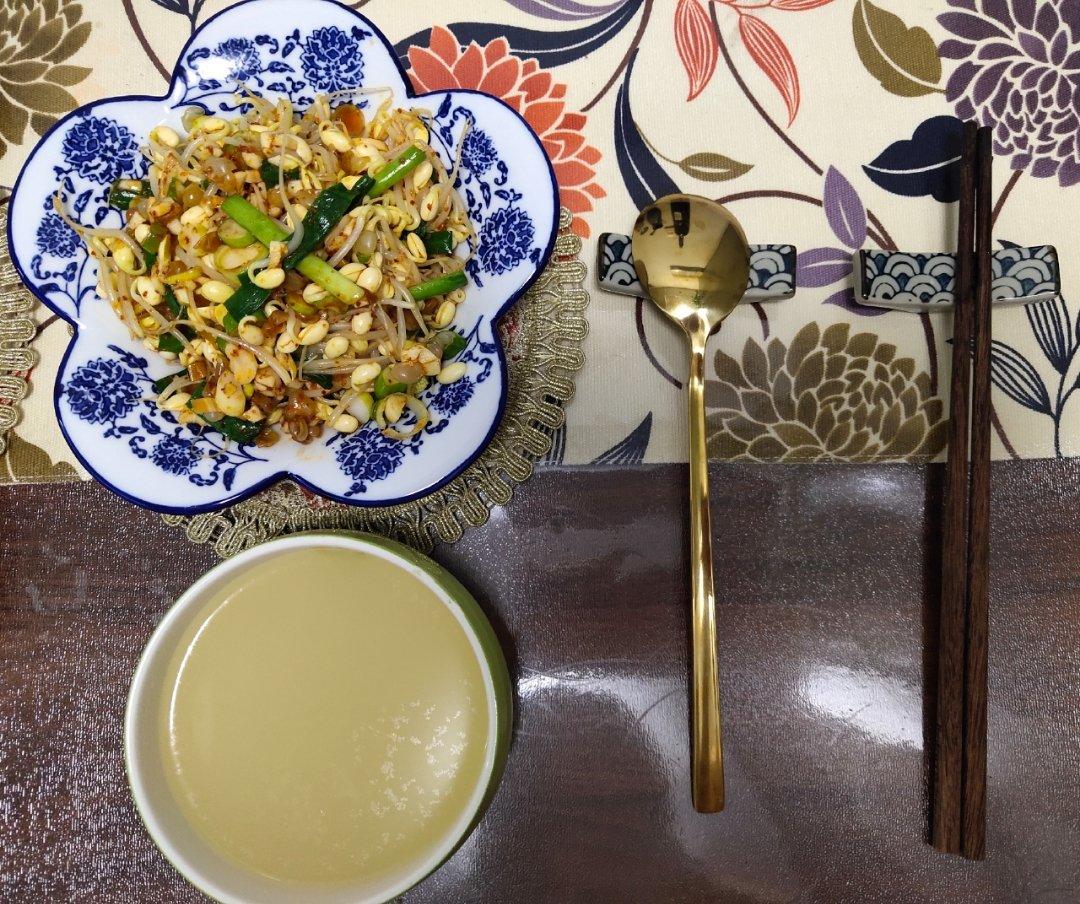 韩式拌黄豆芽