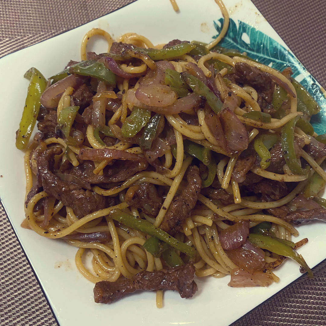 比餐厅好吃的黑椒牛柳意面🍝零失败简单教程