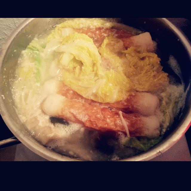 日式味噌汤火锅的做法