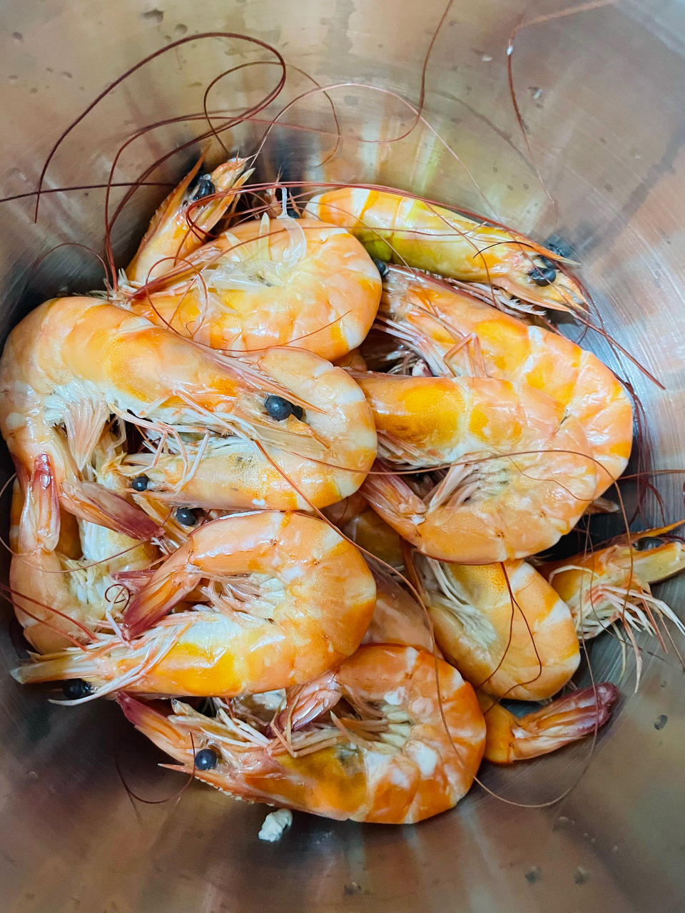 基围虾，做白灼、味道最鲜的吃法，没有之一