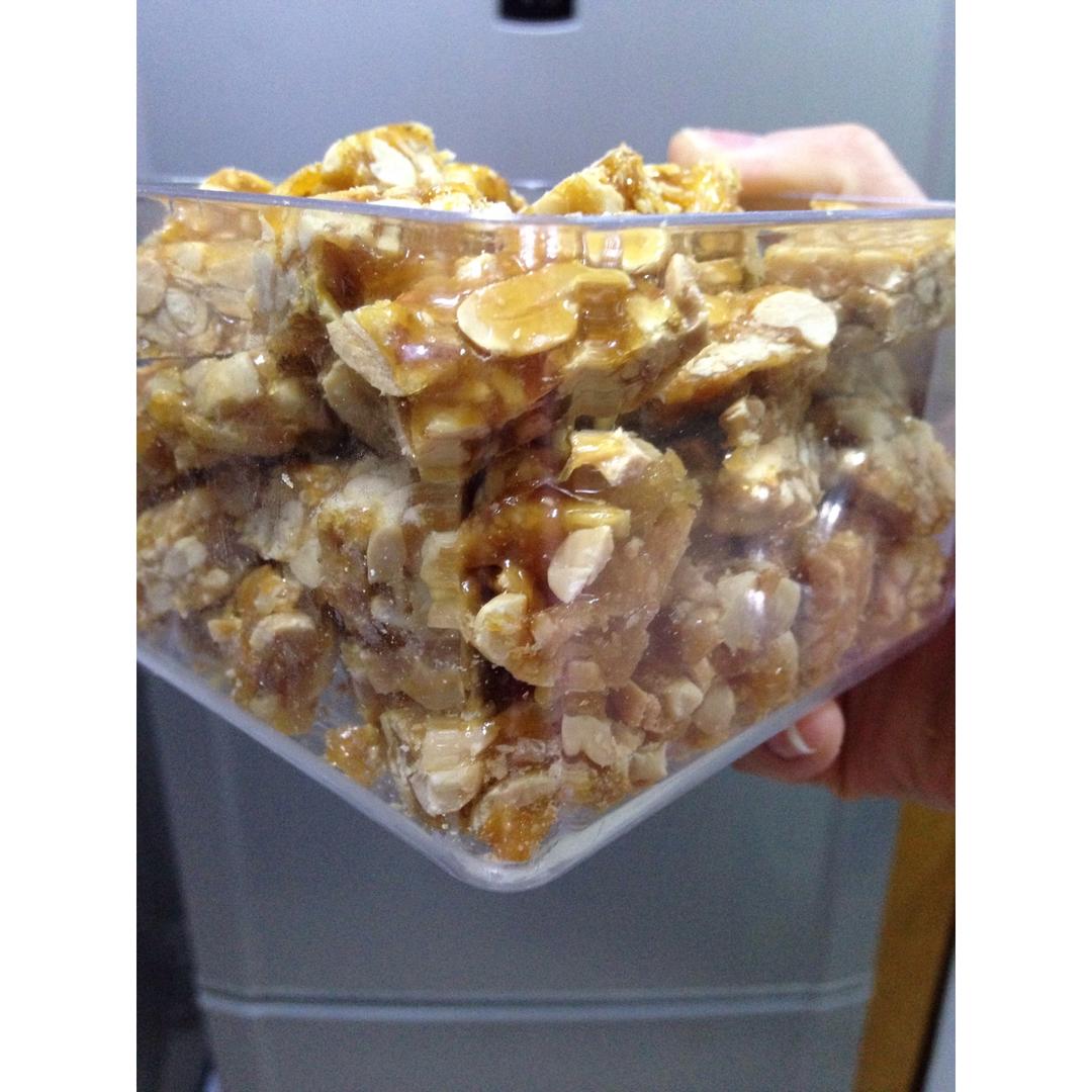 无水无油香脆花生糖