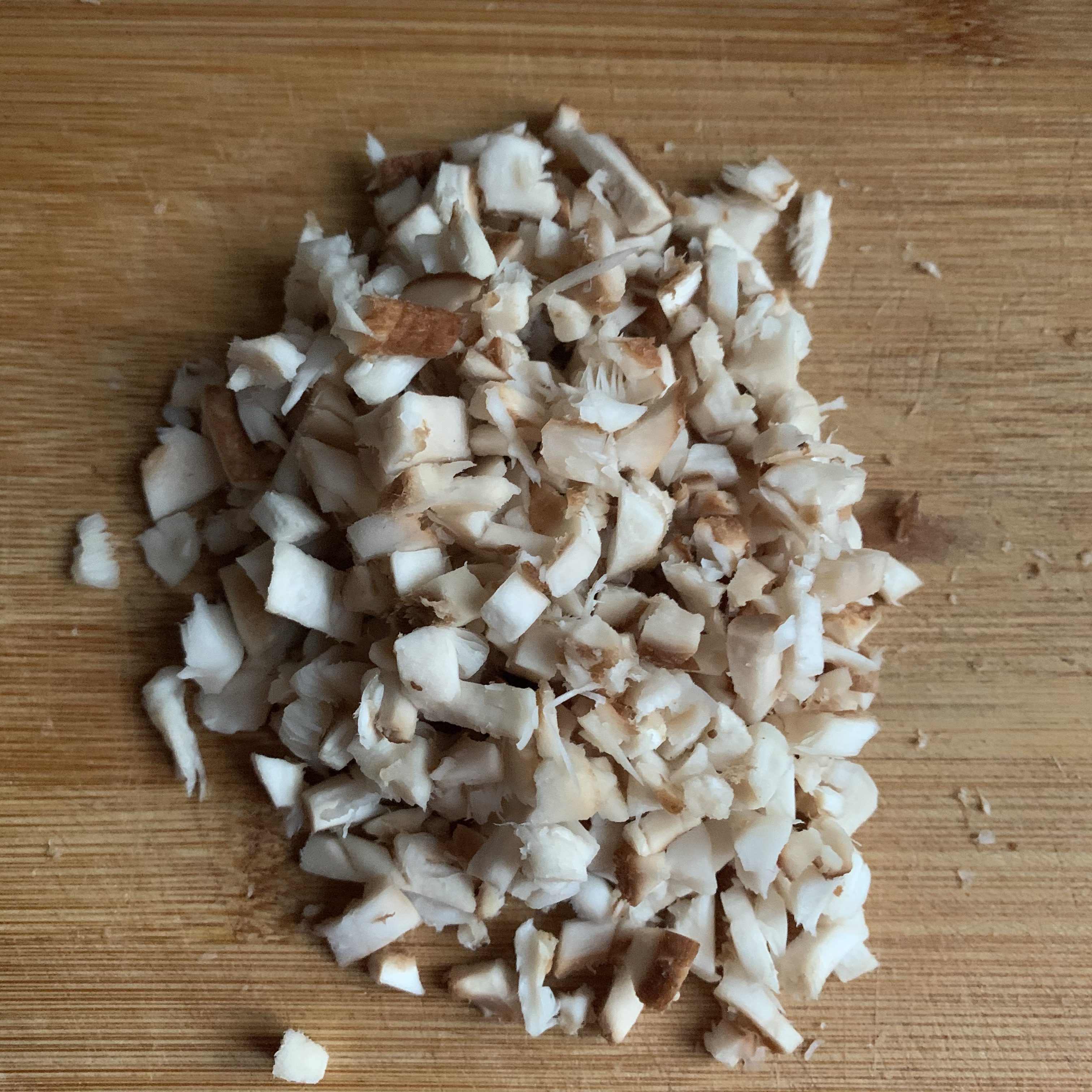 香菇鸡肉沫（减肥）蒸锅版的做法 步骤3