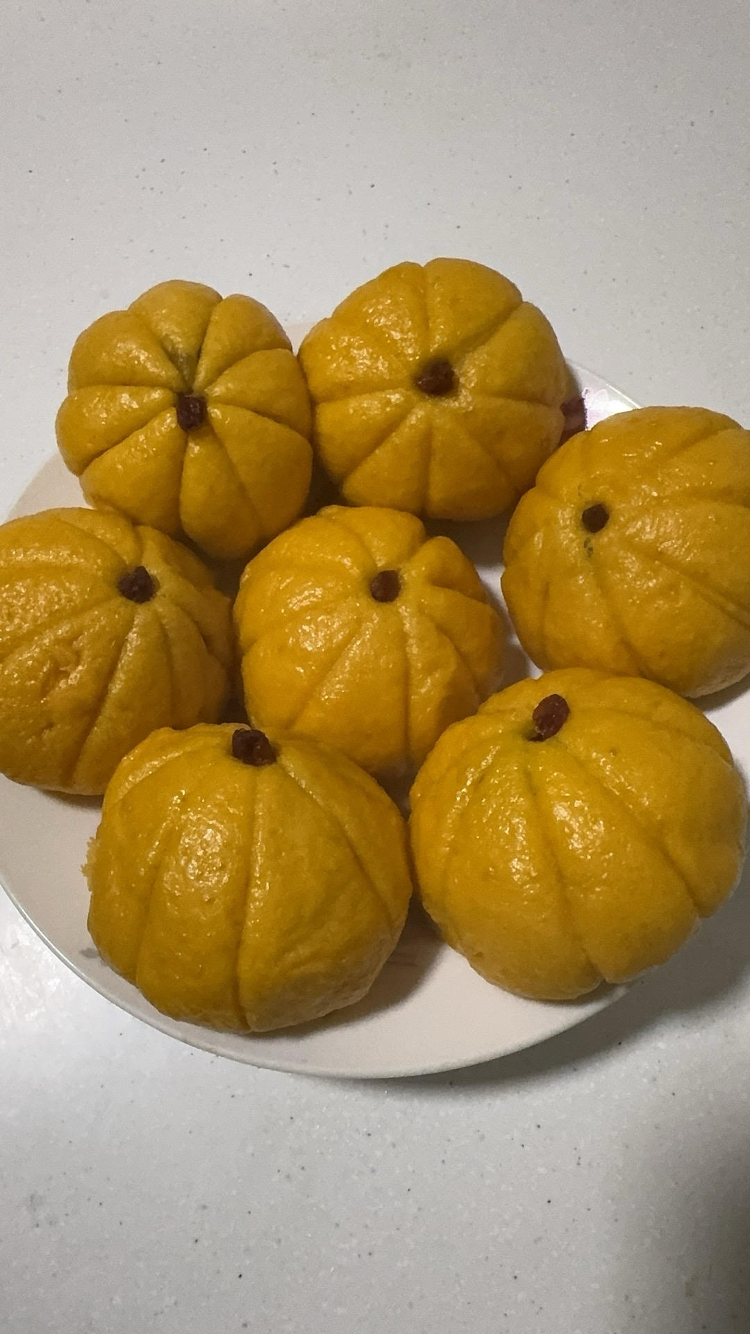 用南瓜做的南瓜豆沙包