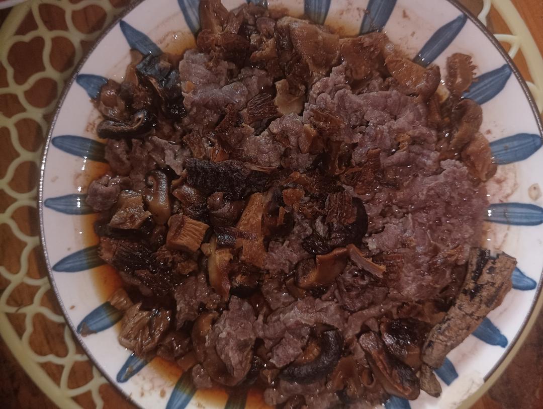 香菇蒸牛肉