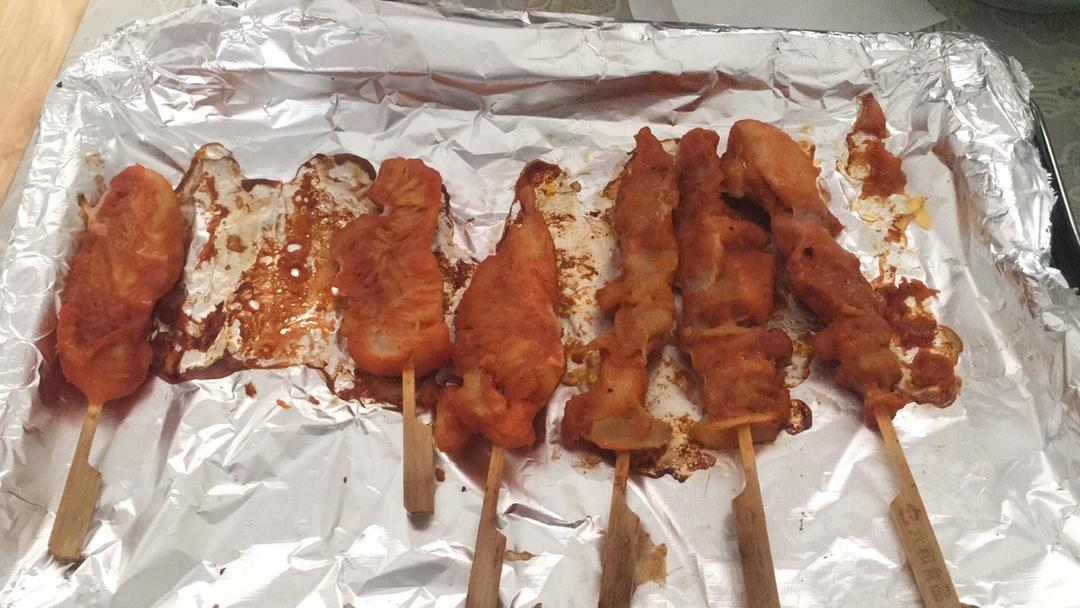骨肉相连串香鸡柳美的烤箱版