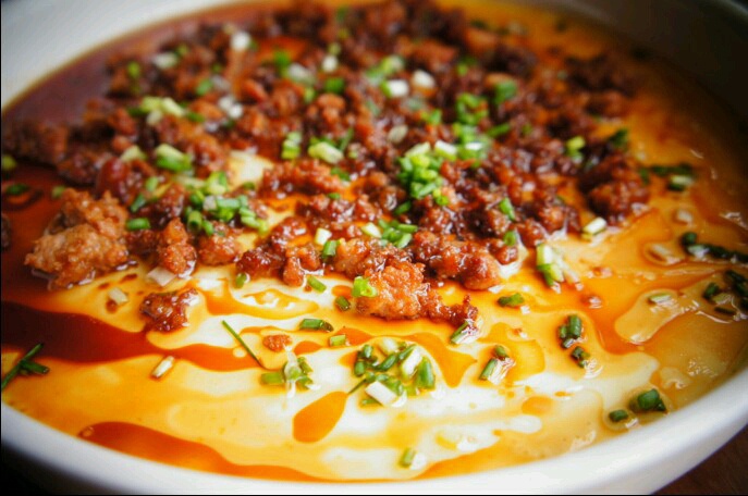 肉沫豆腐蛋羹