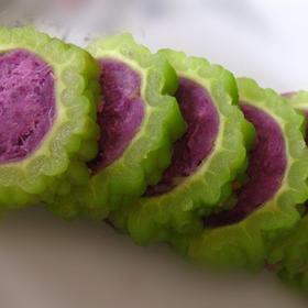 紫薯苦瓜圈
