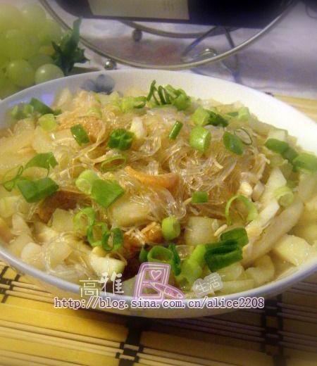 节瓜粉丝煮瑤柱虾米的做法