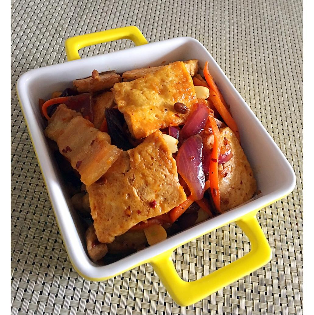 干锅千层豆腐