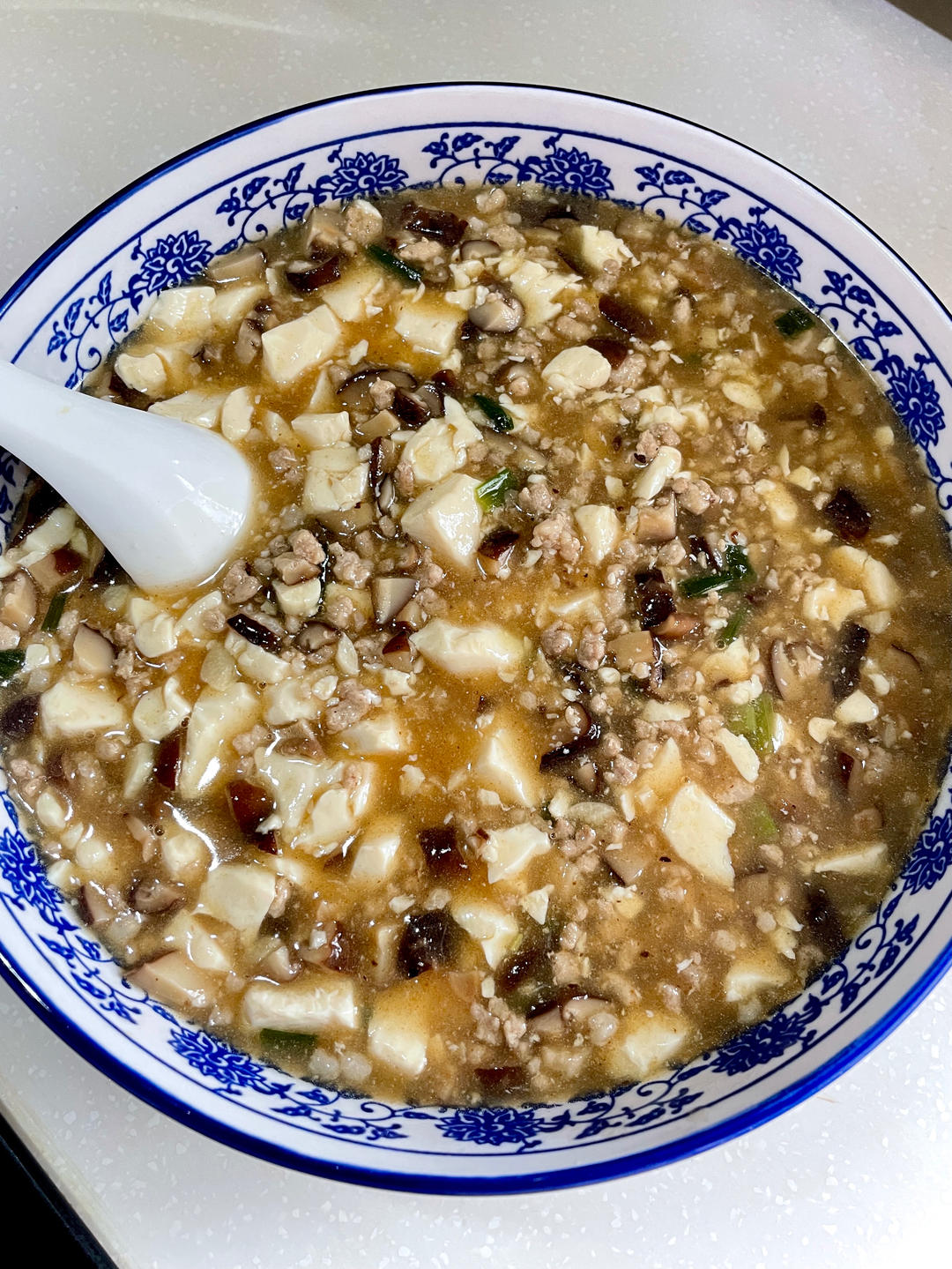 下饭菜香菇肉末豆腐羹——中式一日三餐（二百五十八）