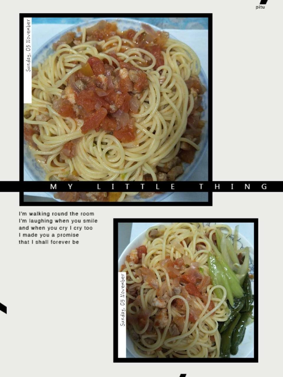 番茄肉酱意大利面