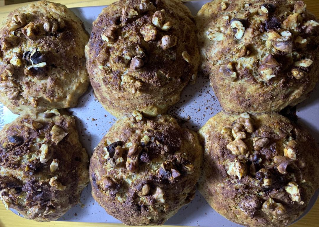 肉桂卷快手面包丨健康·烘焙