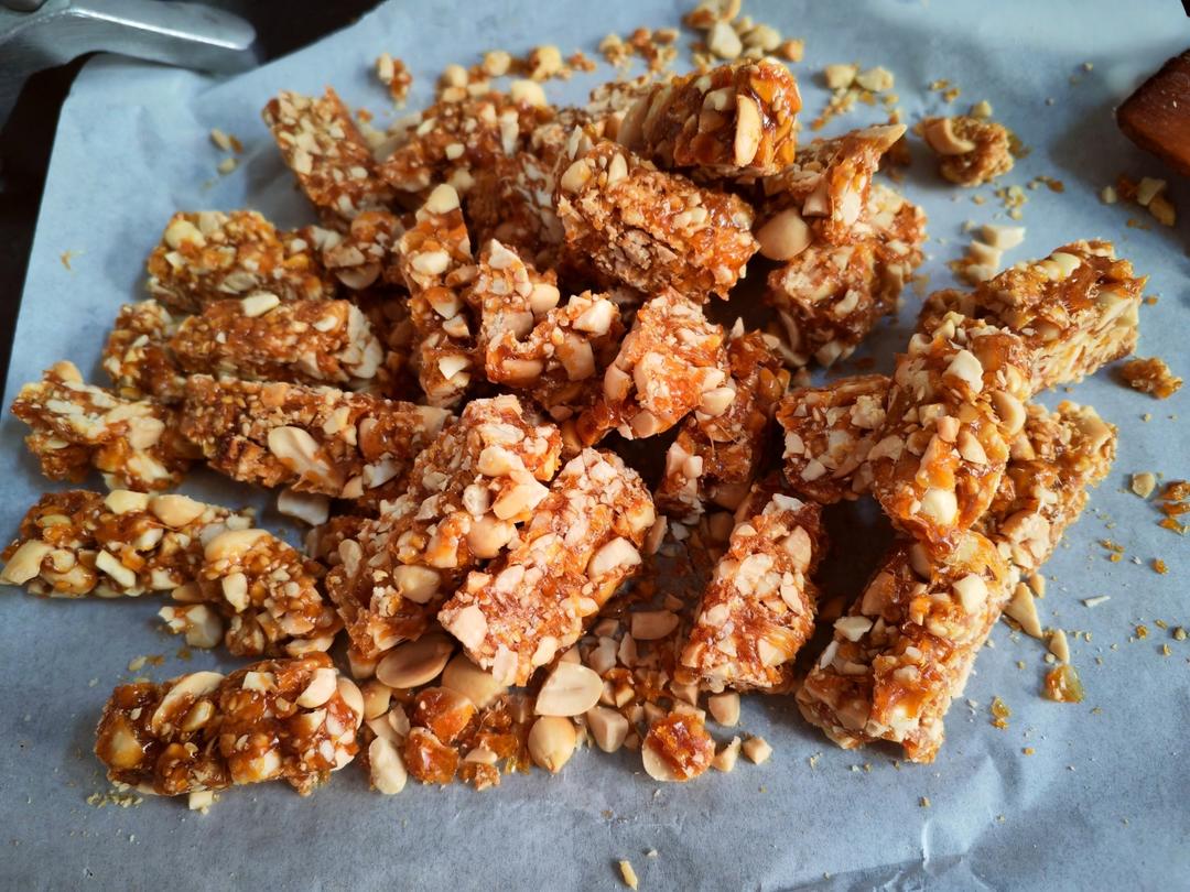 无水无油香脆花生糖